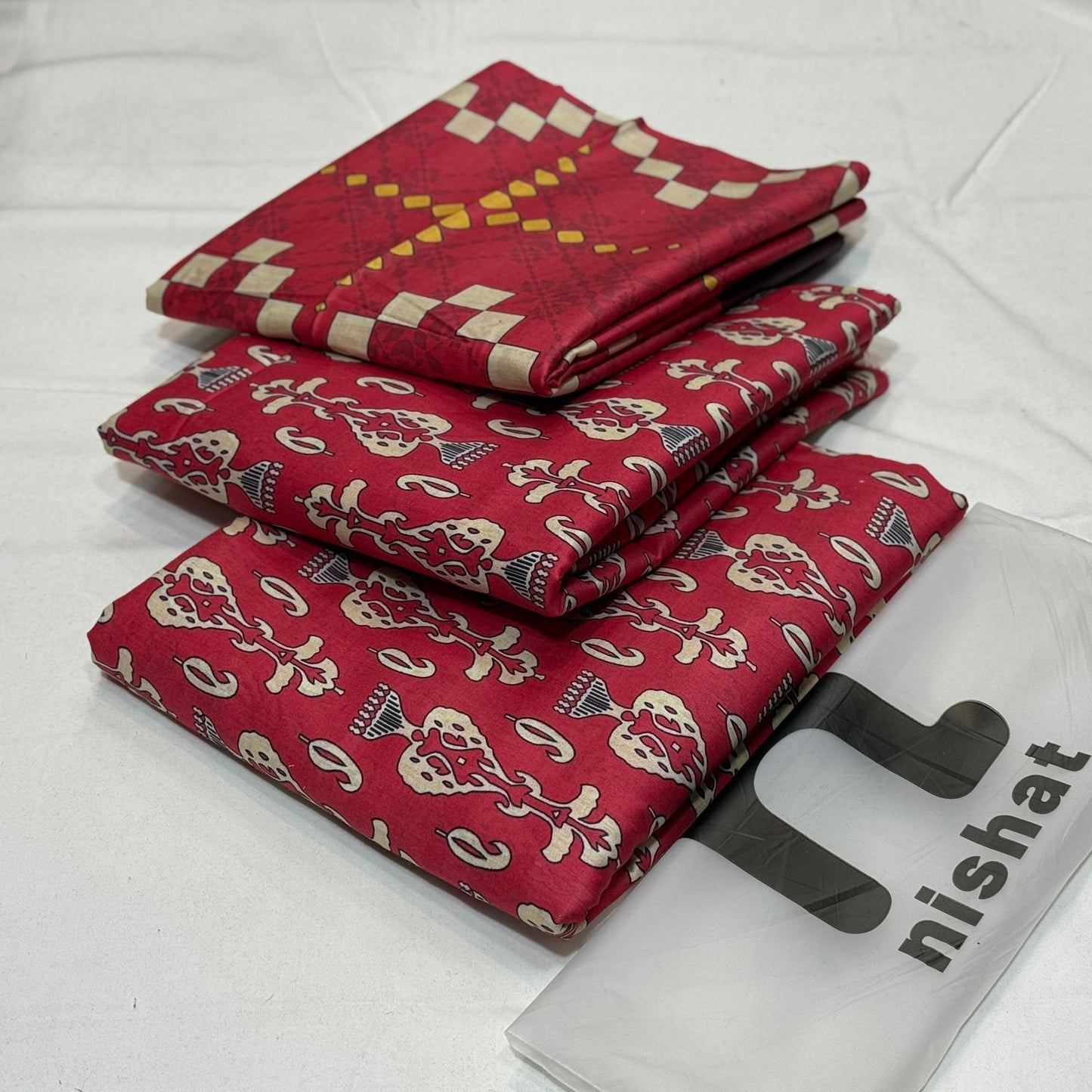 Nishat Printed Unstitched Lawn 3Piece D-003