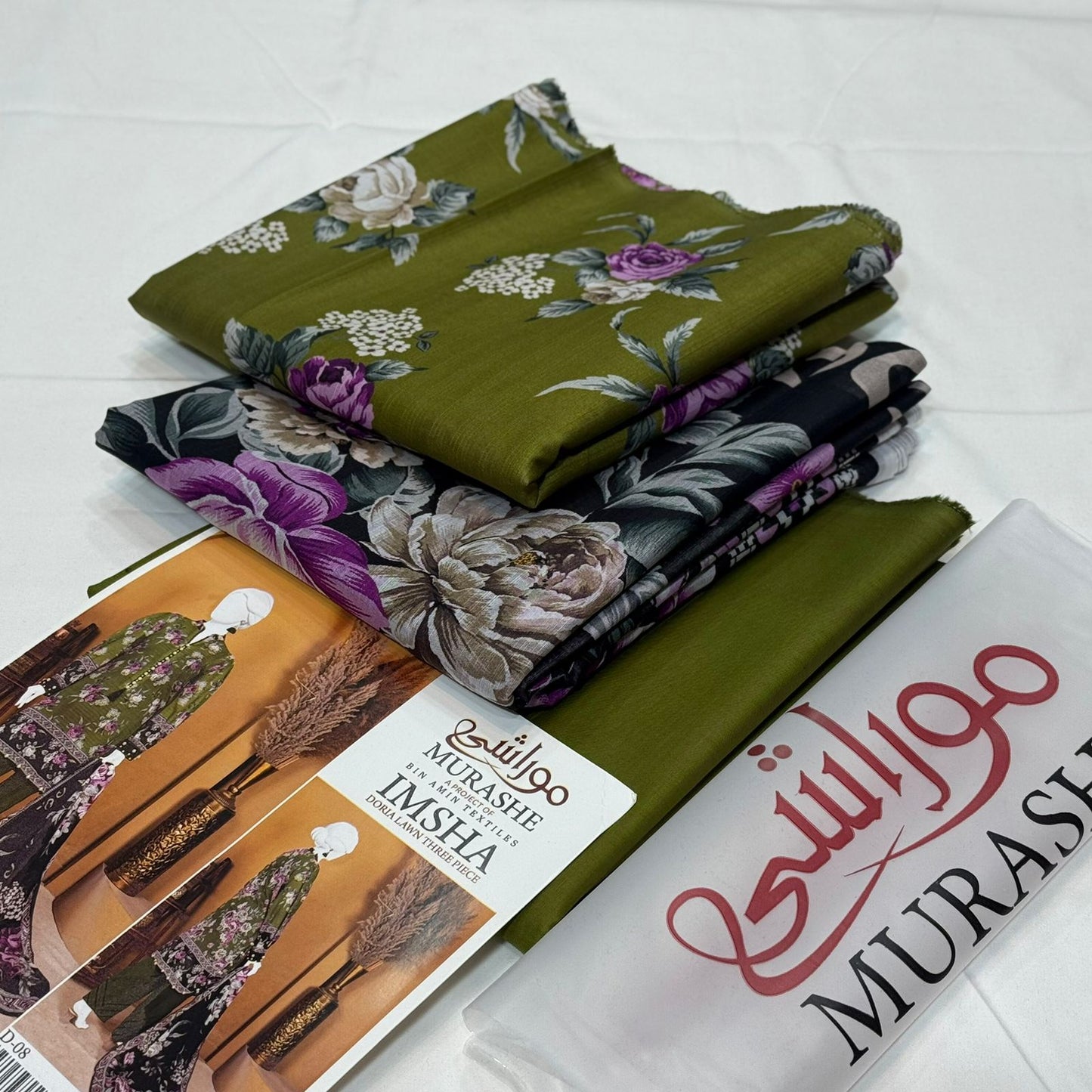 Murashee Doria Lawn Printed 3Piece D-024