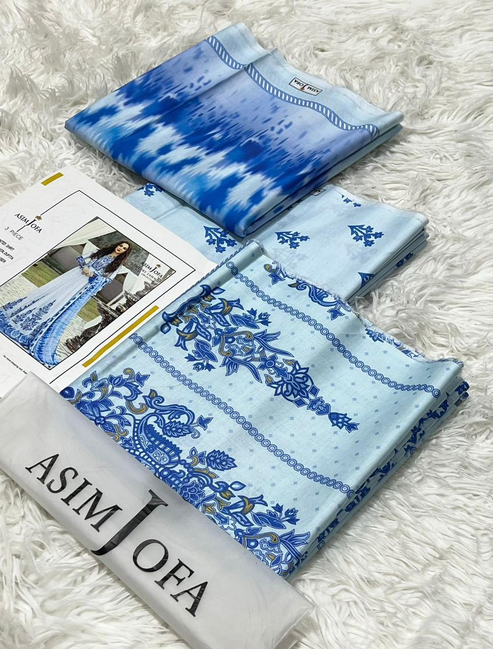 Asim Jofa Lawn Printed 3Piece D-006