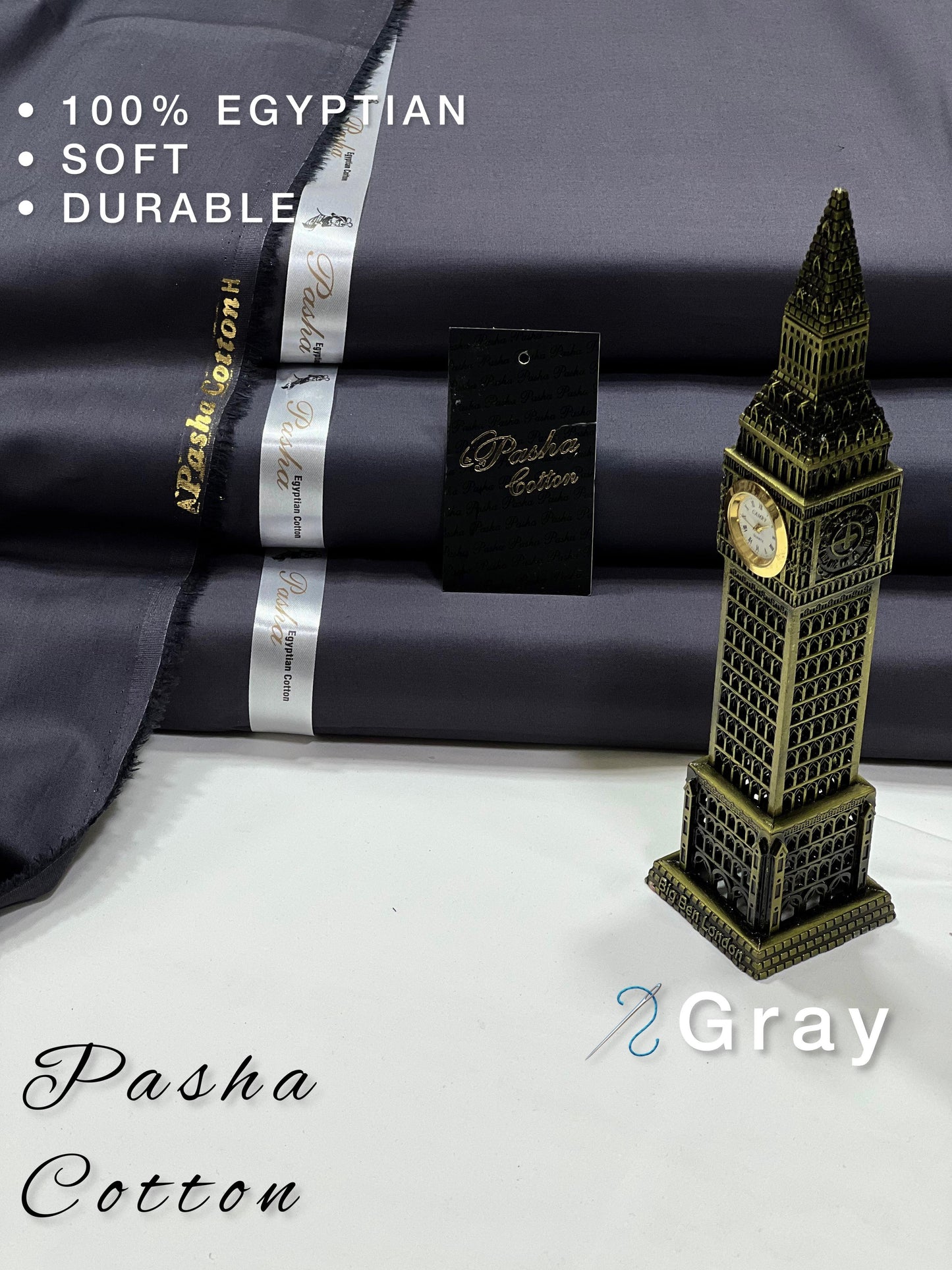 Pasha soft cotton (Gray