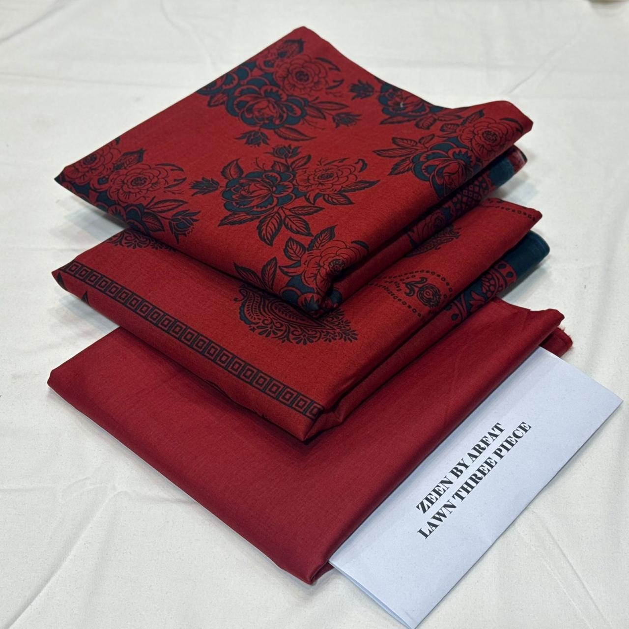 Zeen lawn 3piece D013