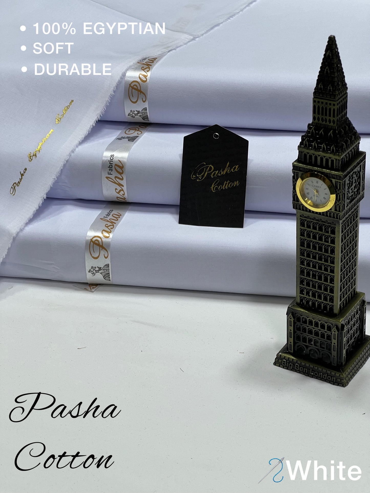Pasha soft cotton (White