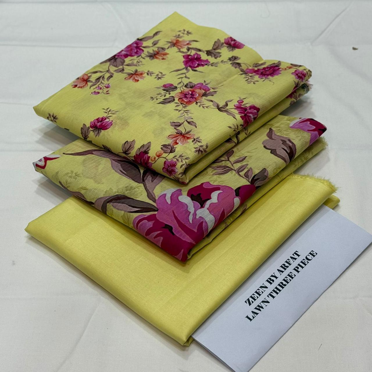 Zeen lawn 3piece D005