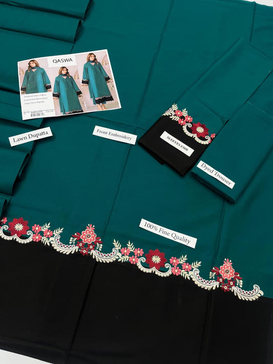 Qaswa Lawn Embroidered 2Piece D-002