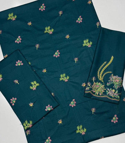 Batik Lawn Embroidered 2Piece D-6112