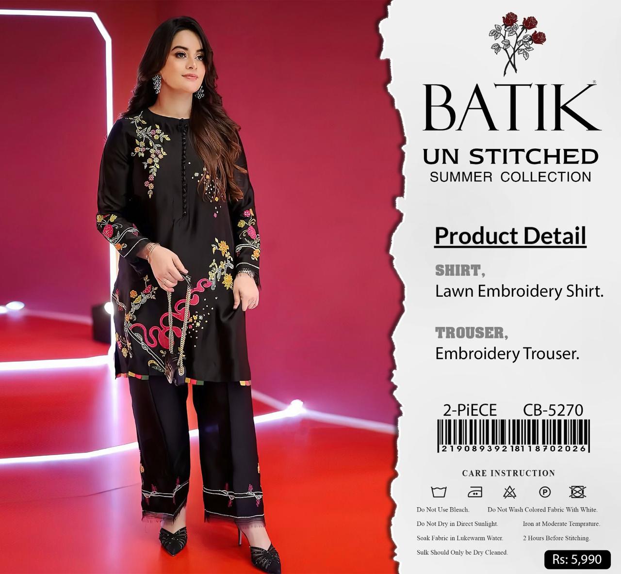 Batik Embroidered 2Piece D-5270