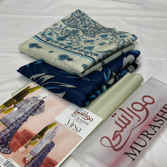 Murashee Doria Lawn Printed 3Piece D-006