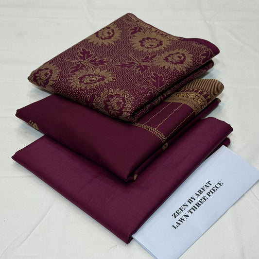 Zeen Printed Lawn Unstitched 3Piece D-007