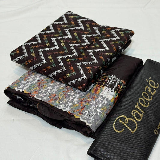 Bareeze Embroidered Lawn 2Piece D-007