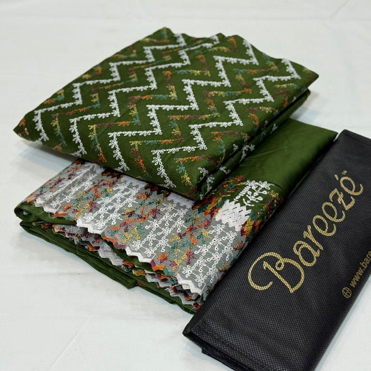 Bareeze Embroidered Lawn 2Piece D-008