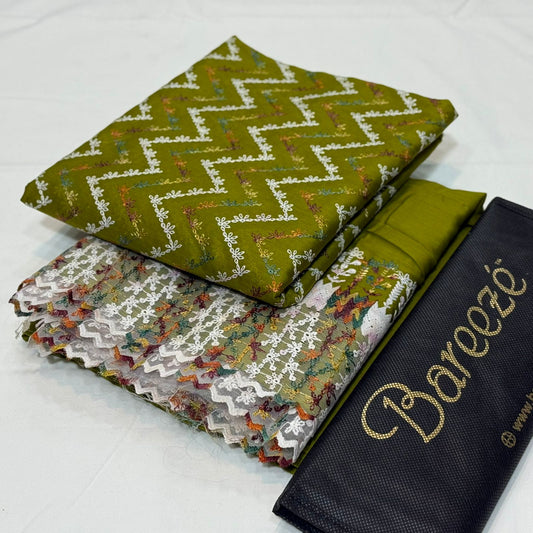 Bareeze Embroidered Lawn 2Piece D-014