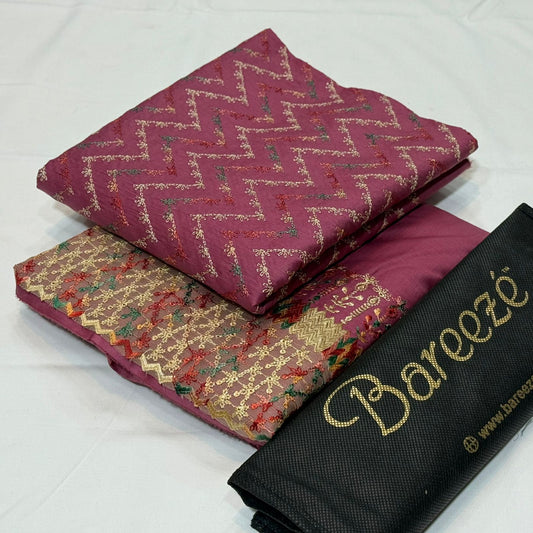 Bareeze Embroidered Lawn 2Piece D-015