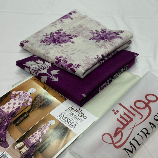 Murashee Doria Lawn Printed 3Piece D-017