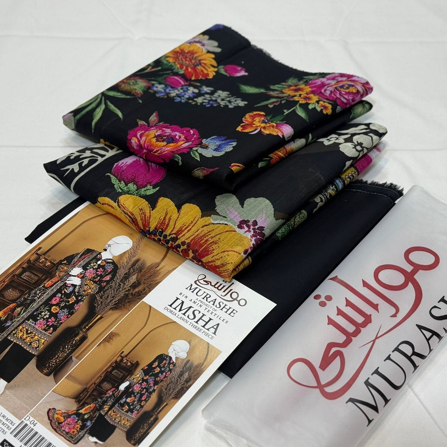 Murashee Doria Lawn Printed 3Piece D-014