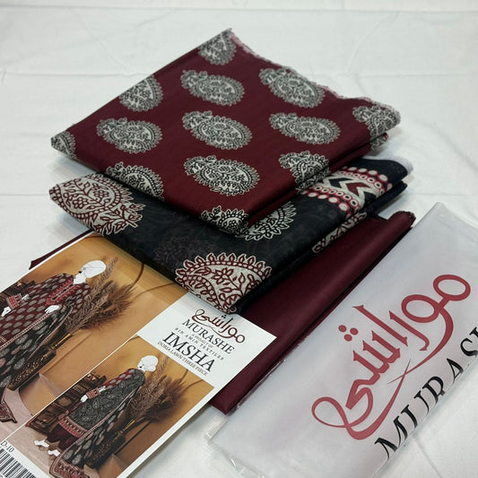 Murashee Doria Lawn Printed 3Piece D-015