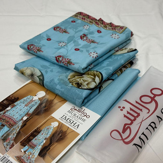 Murashee Doria Lawn Printed 3Piece D-018