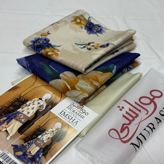 Murashee Doria Lawn Printed 3Piece D-022