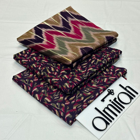 Almirah Printed Lawn 3Piece D-001