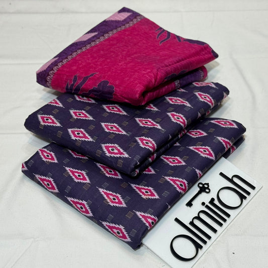 Almirah Printed Lawn 3Piece D-010