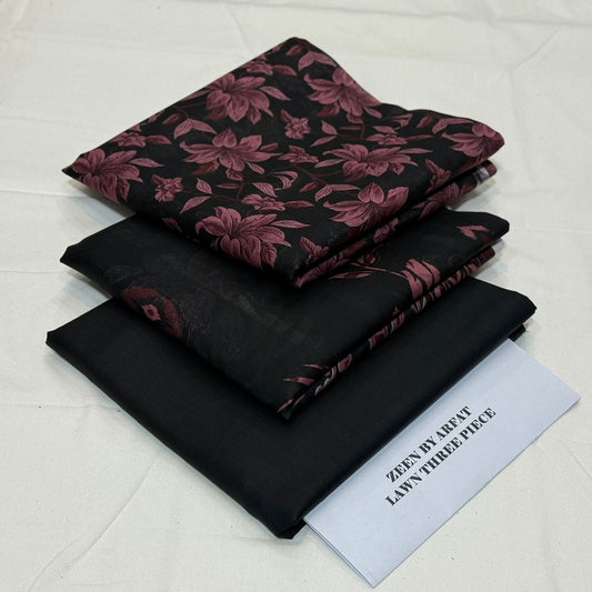 Zeen Printed Lawn Unstitched 3Piece D-096