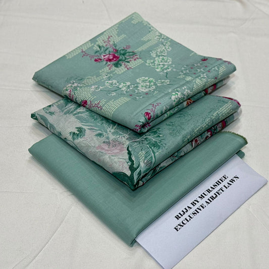 Bin Saeed Printed Lawn 3Piece D-020