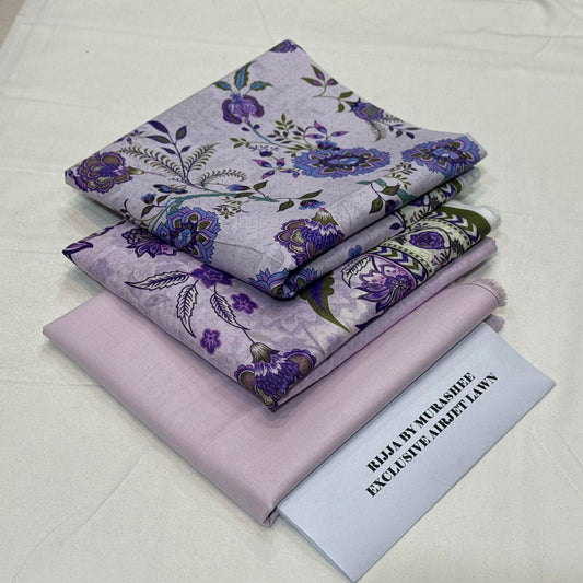 Bin Saeed Printed Lawn 3Piece D-023