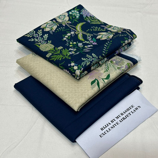 Bin Saeed Printed Lawn 3Piece D-024