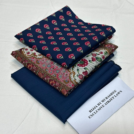 Bin Saeed Printed Lawn 3Piece D-026