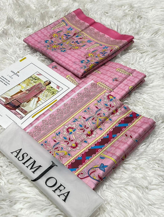 Asim Jofa Lawn Printed 3Piece D-002