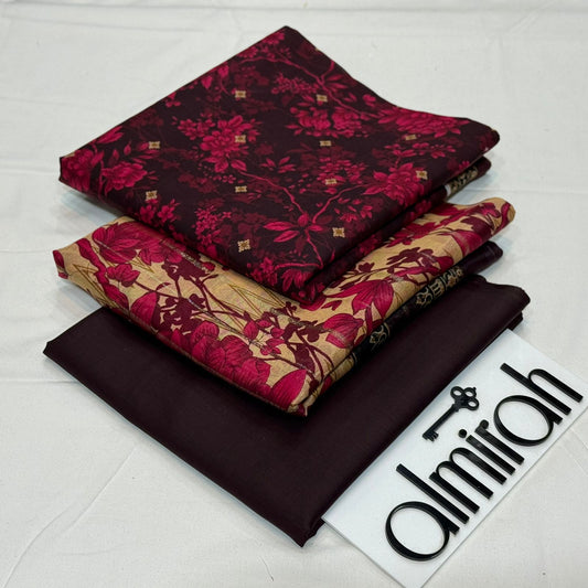 Almirah Printed Lawn 3Piece D-018