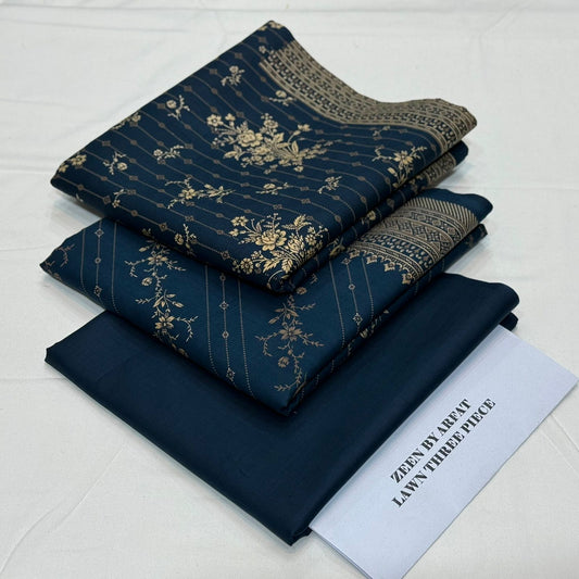 Zeen Printed Lawn Unstitched 3Piece D-101