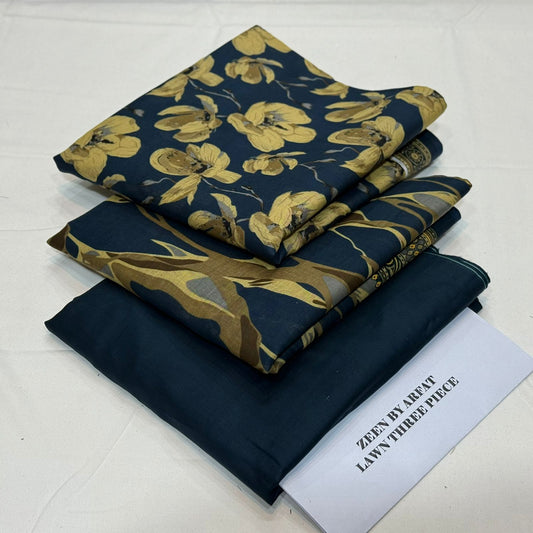 Zeen Printed Lawn Unstitched 3Piece D-104