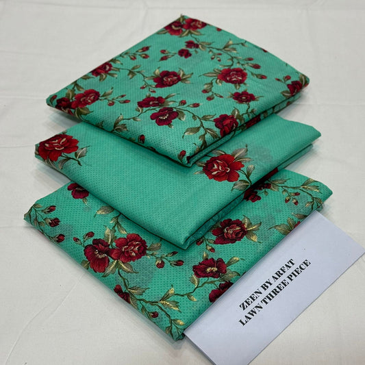 Zeen Printed Lawn Unstitched 3Piece D-103
