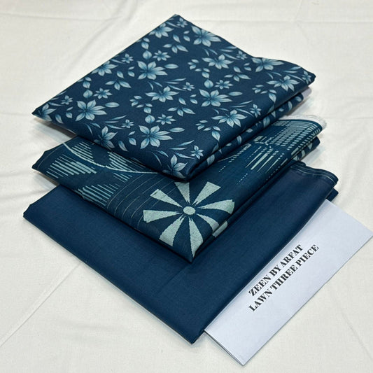 Zeen Printed Lawn Unstitched 3Piece D-110