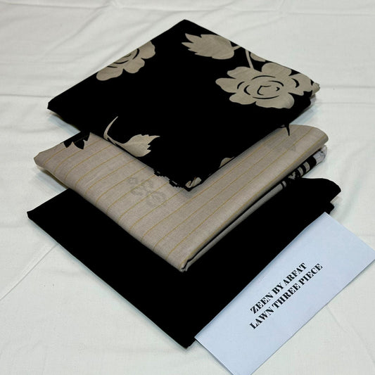 Zeen Printed Lawn Unstitched 3Piece D-120