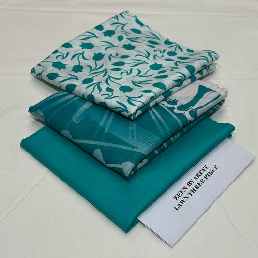 Zeen Printed Lawn Unstitched 3Piece D-122