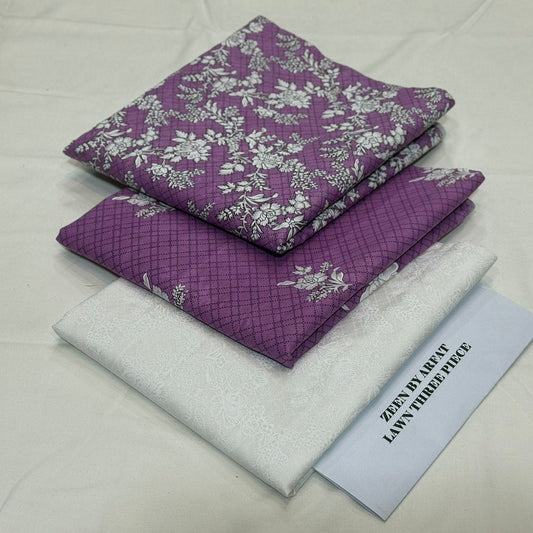 Zeen Printed Lawn Unstitched 3Piece D-130