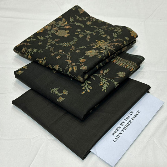 Zeen Printed Lawn Unstitched 3Piece D-142