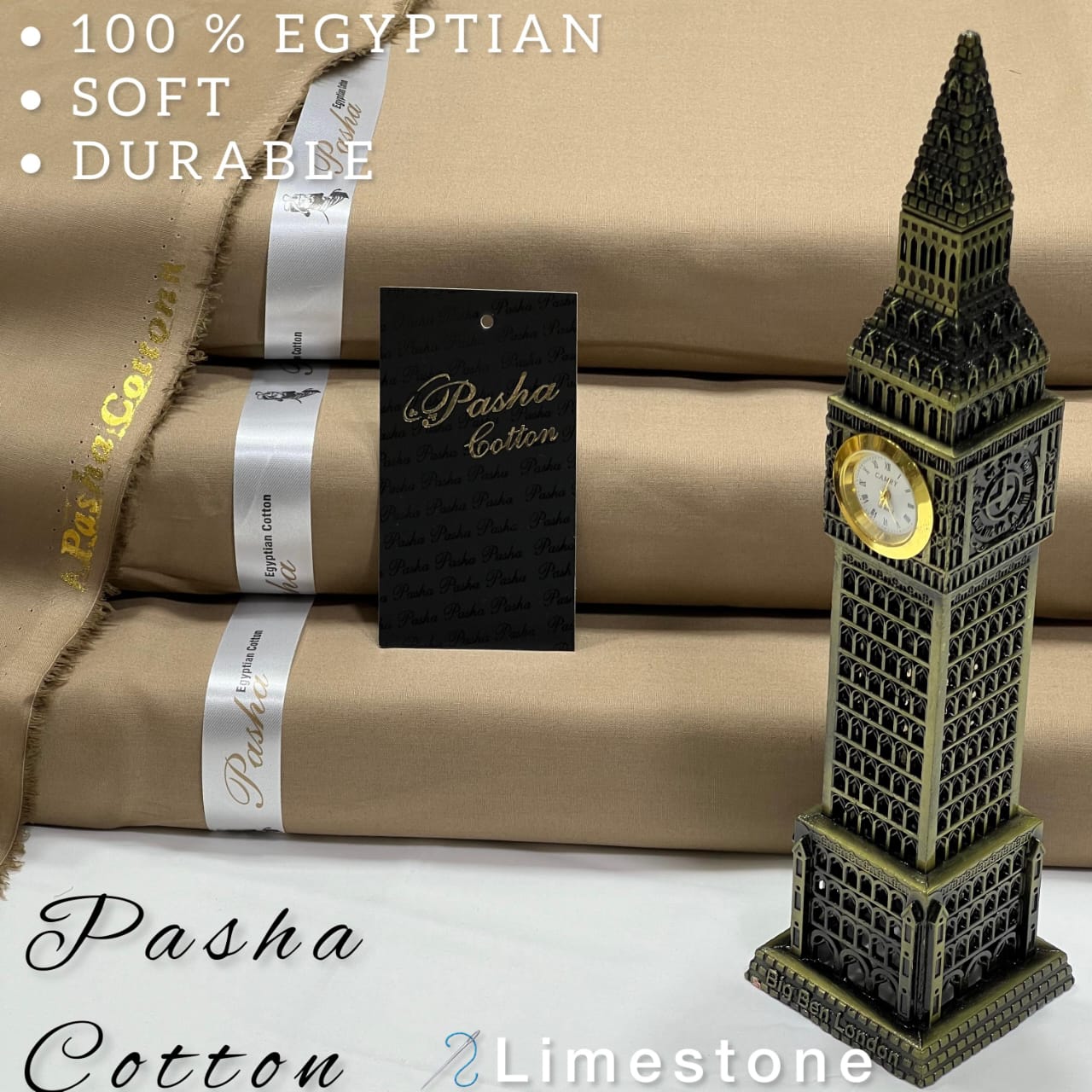 Pasha soft cotton (limestone