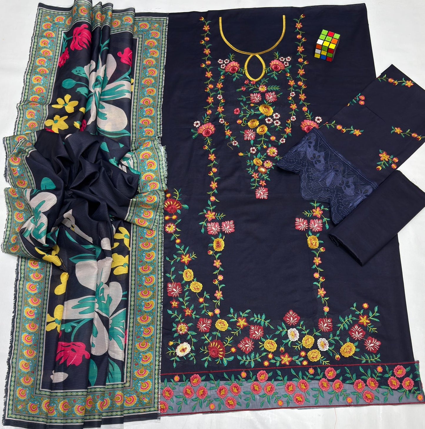 ANEELA  Lawn Embroidered 3Piece