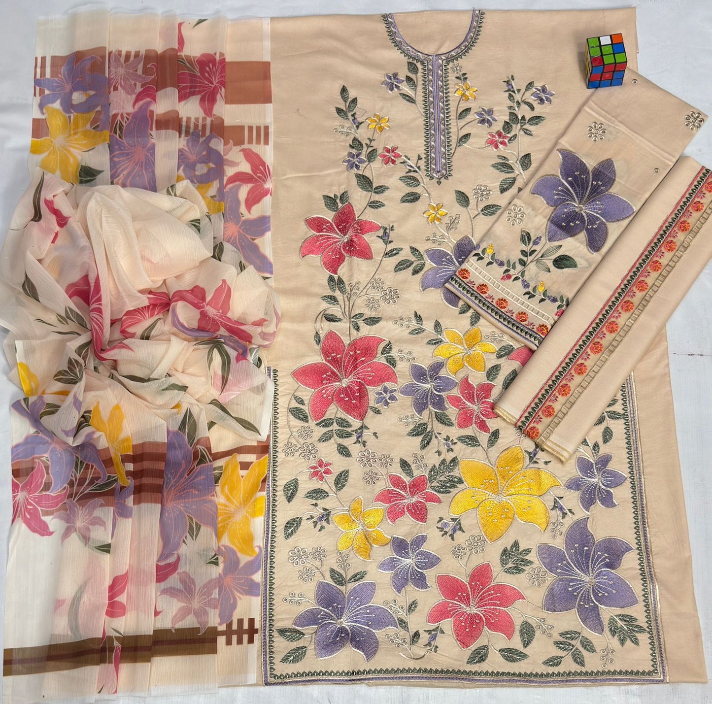 Aneels Embroidered 3pc