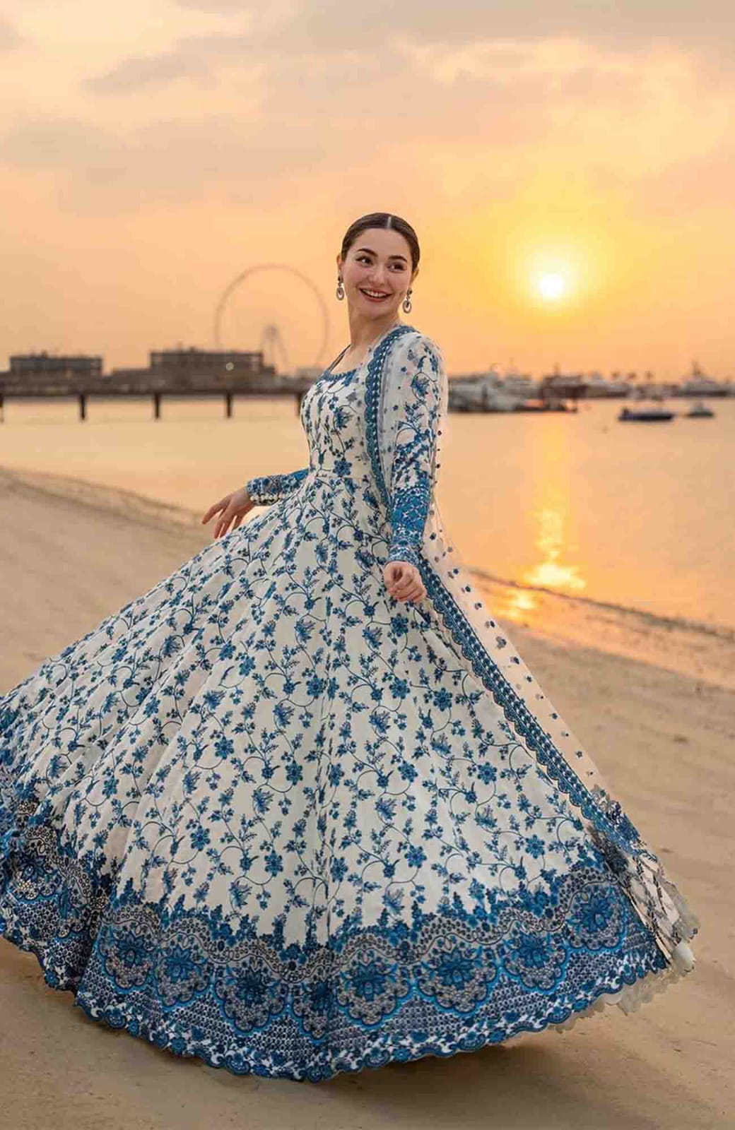 FAIZA SAQLAIN Lawn Embroidered 3Piece