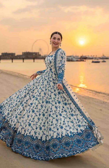 FAIZA SAQLAIN Lawn Embroidered 3Piece