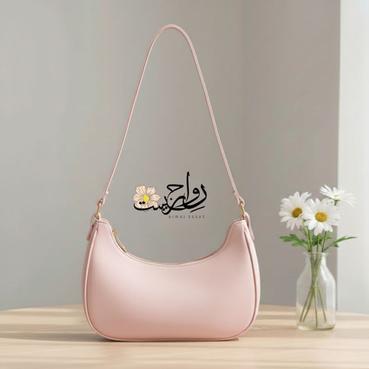 Pink Moon Shoulder Handbag