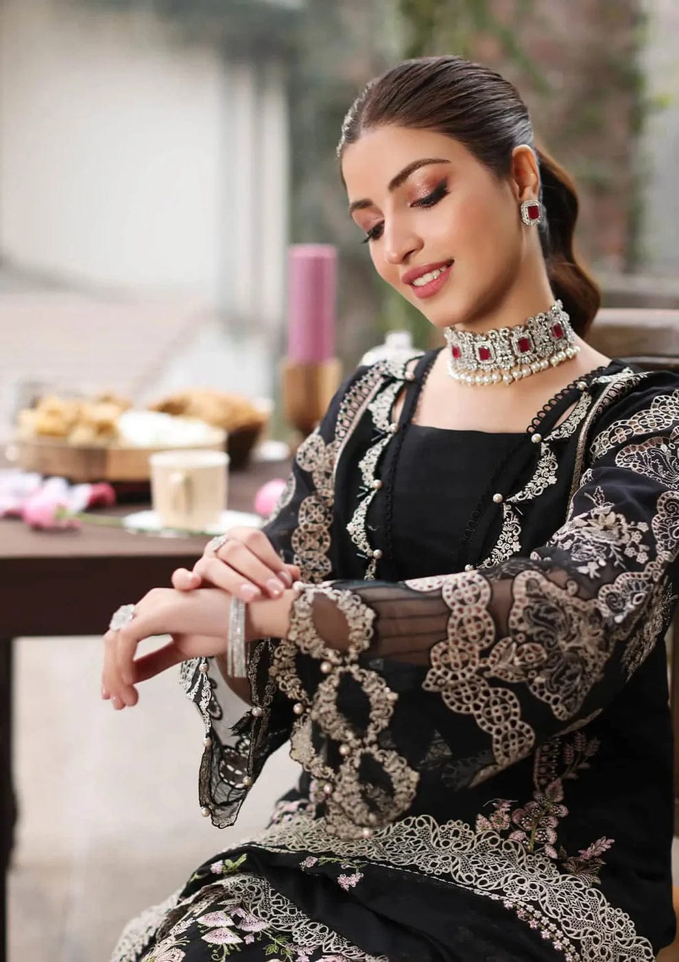 ELAF Embroidered 3piece D001