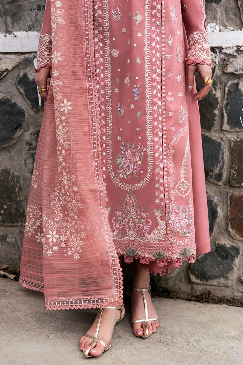 Qalamkar Embroidered 3piece