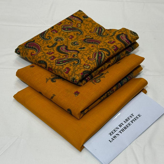 Zeen lawn 3piece D008