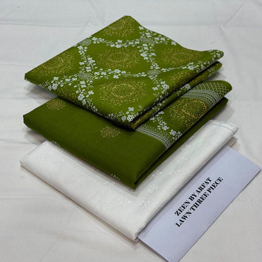 Zeen lawn 3piece D003