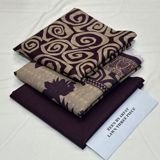 Zeen lawn 3piece D021