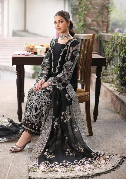 ELAF Embroidered 3piece D001